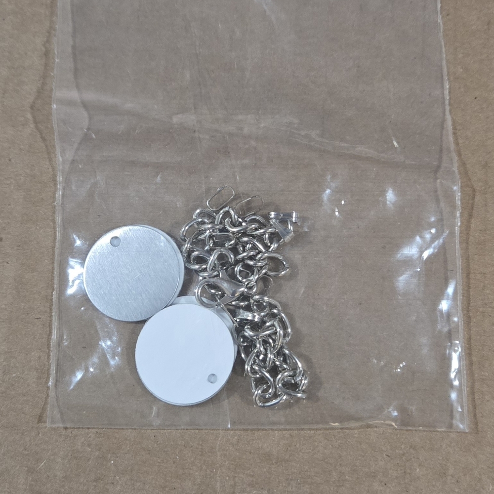 Silver Round Pendant Necklace